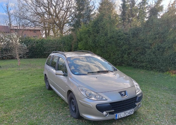 Peugeot 307 cena 10950 przebieg: 206500, rok produkcji 2007 z Łódź małe 29